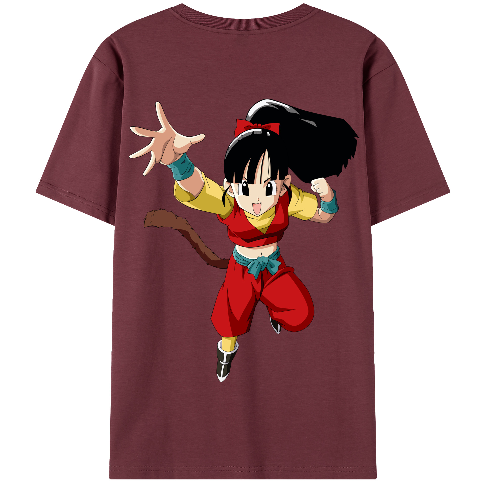 （画像用） ドラゴンボール パン DRAGON BALL Pan 綿100％半袖Tシャツ（背面プリント）
